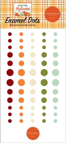 Carta Bella Welcome Autumn Enamel Dots (CBWA138028) (OUTLET)