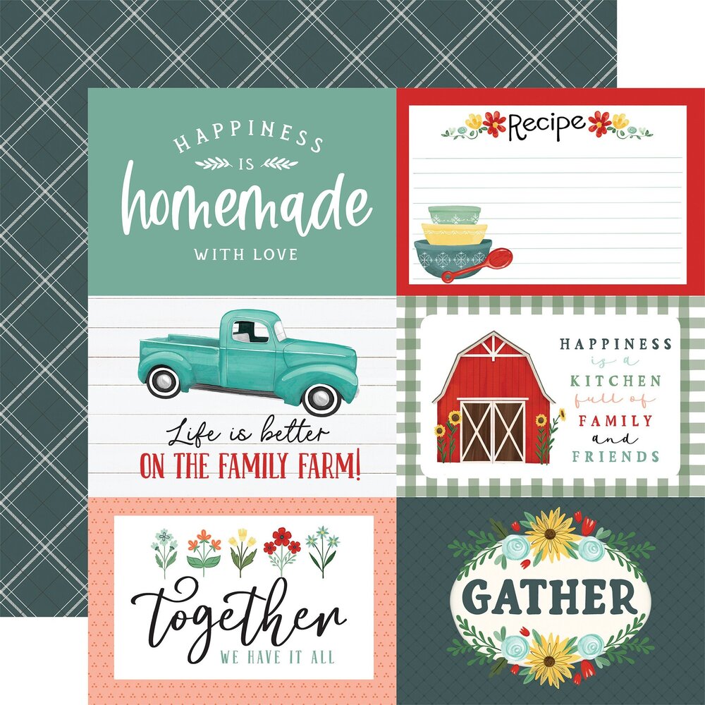 Carta Bella Sunflower Market 6x6 Inch Paper Pad (CBSUN144023) (OUTLET)