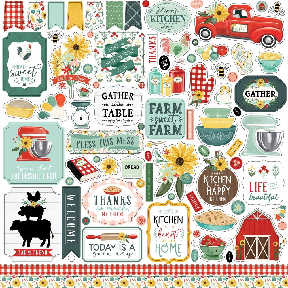 Carta Bella Sunflower Market Collection Kit (CBSUN144016) (OUTLET)