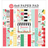 Carta Bella Summer Market 6x6 Inch Paper Pad (CBSUM115023) (OUTLET)