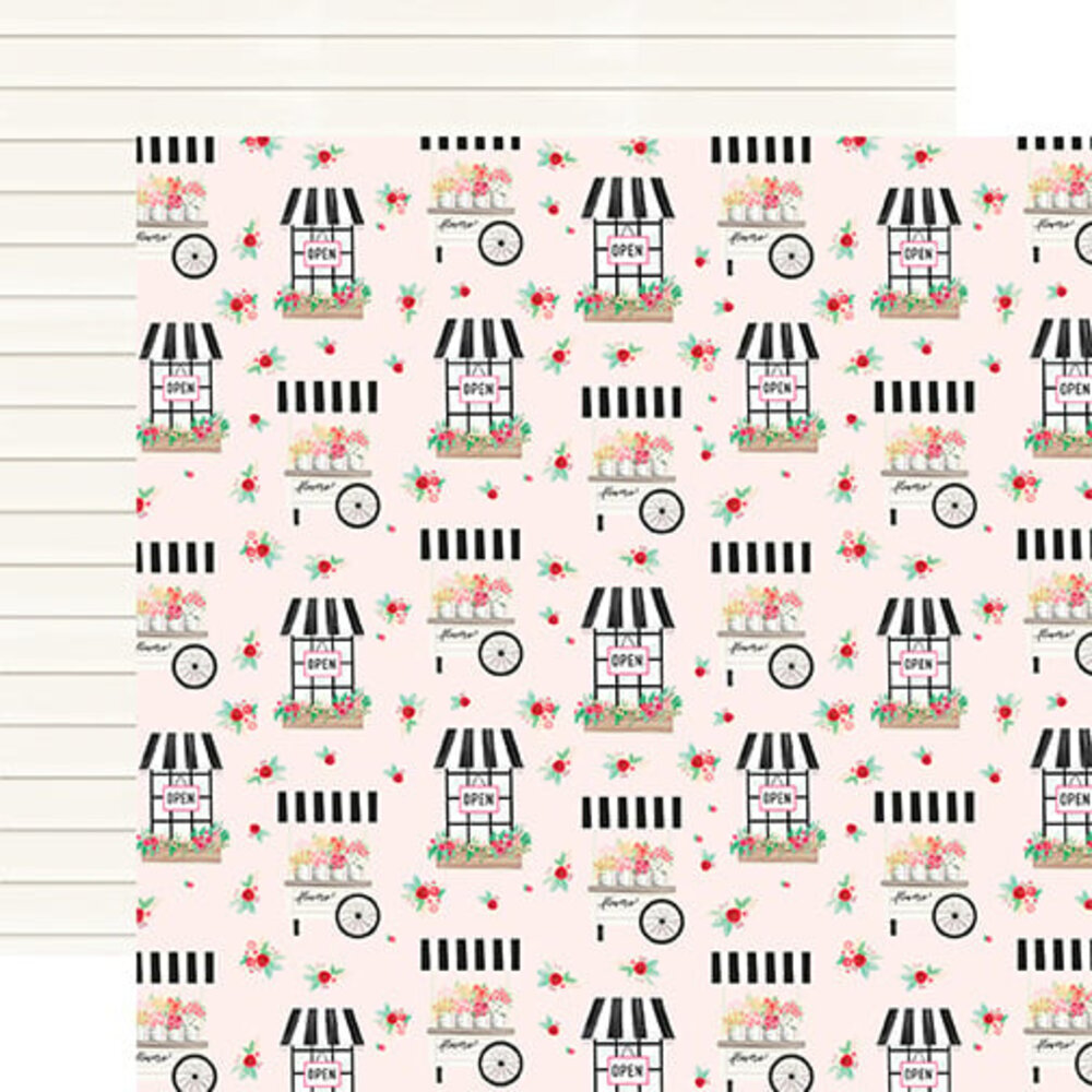 Carta Bella Summer Market 6x6 Inch Paper Pad (CBSUM115023) (OUTLET)