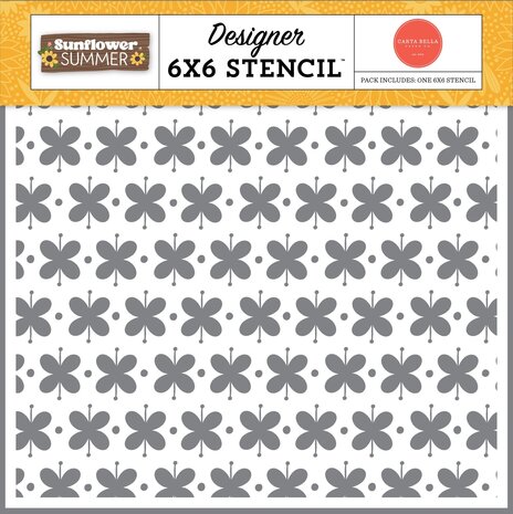 Carta Bella Bloom And Grow Stencil (CBSS368033) (OUTLET)