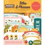Carta Bella Sunflower Summer Titles & Phrases (CBSS368032) (OUTLET)