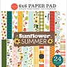 Carta Bella Sunflower Summer 6x6 Inch Paper Pad (CBSS368023) (OUTLET)