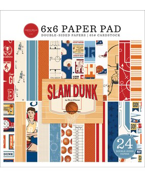 Carta Bella Slam Dunk 6x6 Inch Paper Pad (CBSD345023) (OUTLET)