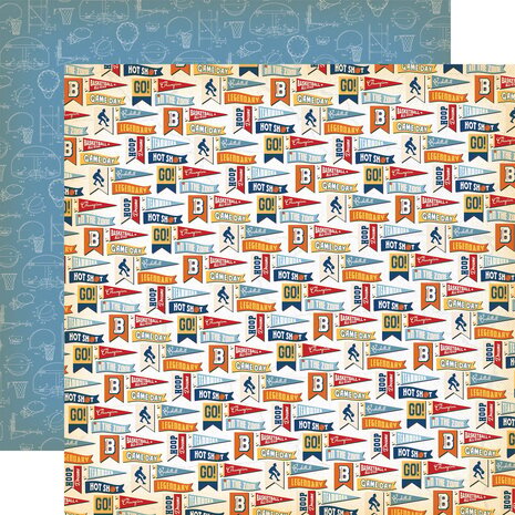 Carta Bella Slam Dunk 6x6 Inch Paper Pad (CBSD345023) (OUTLET)