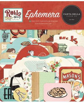 Carta Bella Roll With It Ephemera (CBR378024) (OUTLET)
