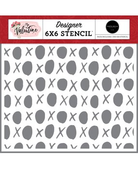 Carta Bella XO Stencil (CBMV294034) (OUTLET)