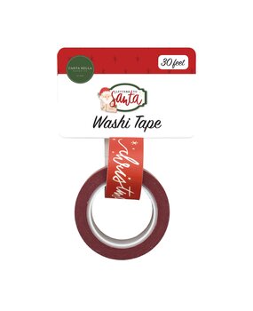 Carta Bella Washi Tape Christmas Script Snow (CBLS155037) (OUTLET)