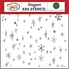 Carta Bella Very Merry Snow Stencil (CBLS155035) (OUTLET)