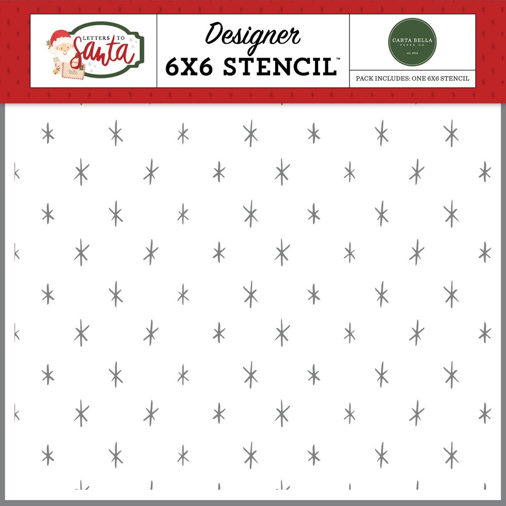 Carta Bella Snow Is Glistening Stencil (CBLS155034) (OUTLET) Carta Bella Snow Is Glistening Stencil (CBLS155034) (OUTLET)