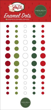 Carta Bella Letters To Santa Enamel Dots (CBLS155028) (OUTLET)