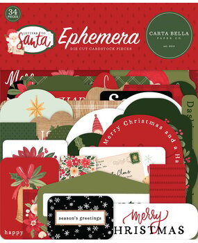 Carta Bella Letters To Santa Ephemera (CBLS155024) (OUTLET)