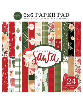 Carta Bella Letters To Santa 6x6 Inch Paper Pad (CBLS155023) (OUTLET)