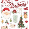Carta Bella Letters To Santa Chipboard Accents (CBLS155021) (OUTLET)