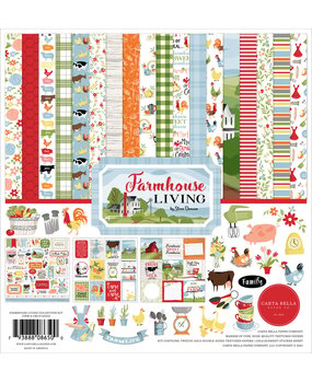 Carta Bella Farmhouse Living 12x12 Inch Collection Kit (CBLIV145016) (OUTLET)