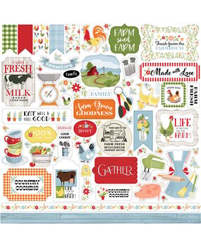 Carta Bella Farmhouse Living 12x12 Inch Element Sticker (CBLIV145014) (OUTLET)