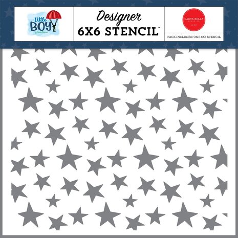 Carta Bella Awesome Stars Stencil (CBLB160034) (OUTLET)