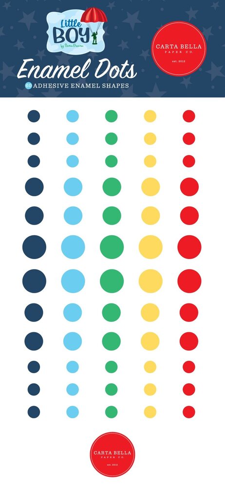 Carta Bella Little Boy Enamel Dots (CBLB160028) (OUTLET)