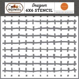 Carta Bella Spooky Scary Stitch Stencil (CBHW324034) (OUTLET)