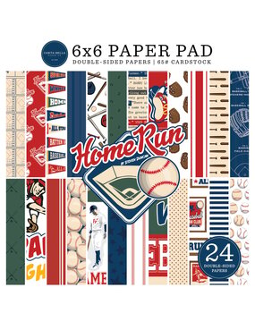 Carta Bella Home Run 6x6 Inch Paper Pad (CBHR313023) (OUTLET)