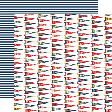 Carta Bella Home Run 6x6 Inch Paper Pad (CBHR313023) (OUTLET)