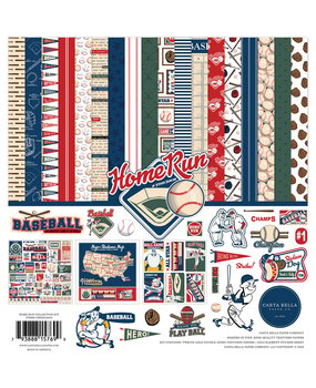 Carta Bella Home Run 12x12 Inch Collection Kit (CBHR313016) (OUTLET)