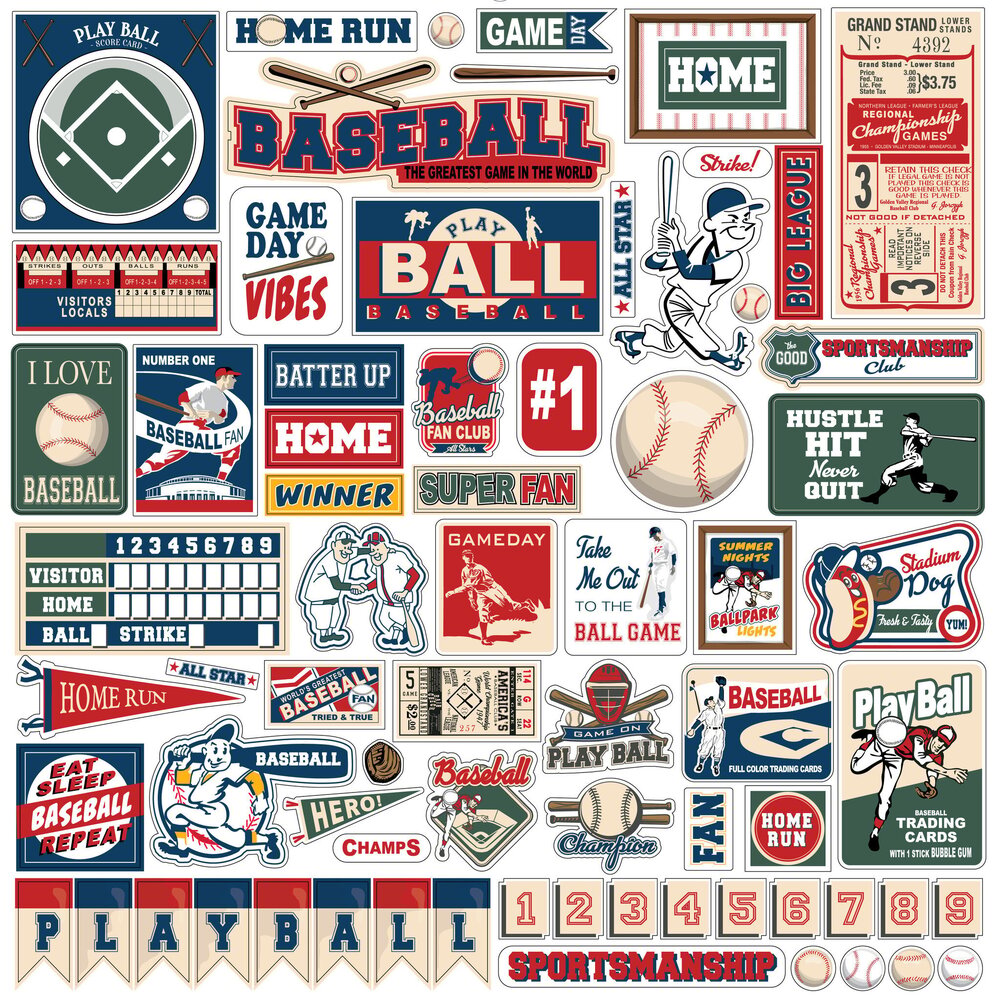 Carta Bella Home Run 12x12 Inch Collection Kit (CBHR313016) (OUTLET)