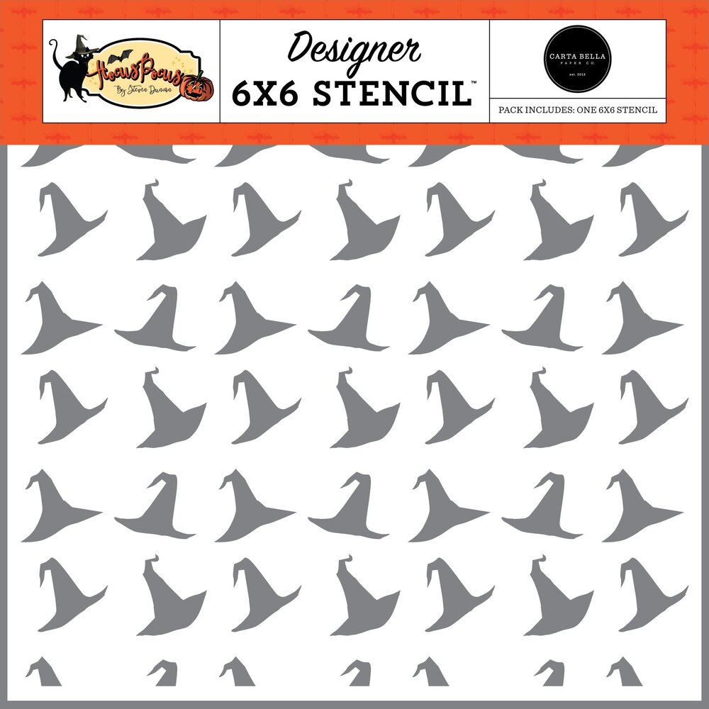 Carta Bella Witch Hat Stencil (CBHP153035) (OUTLET)