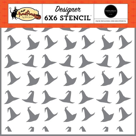 Carta Bella Witch Hat Stencil (CBHP153035) (OUTLET)