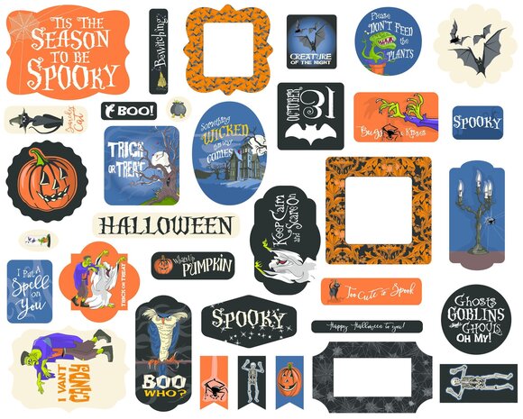 Carta Bella Hocus Pocus Ephemera (CBHP153024) (OUTLET)