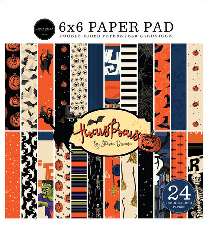 Carta Bella Hocus Pocus 6x6 Inch Paper Pad (CBHP153023) (OUTLET)