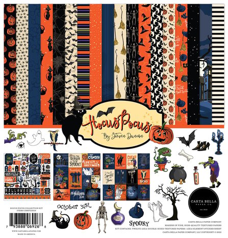 Carta Bella Hocus Pocus 12x12 Inch Collection Kit (CBHP153016) (OUTLET) Carta Bella Hocus Pocus 12x12 Inch Collection Kit (CBHP153016) (OUTLET)