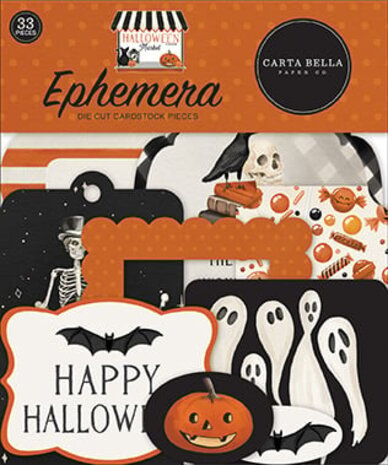 Carta Bella Halloween Market Ephemera (CBHM121024) (OUTLET)