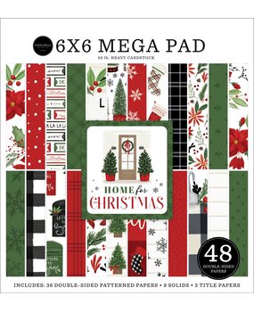 Carta Bella Home For Christmas 6x6 Inch Cardmakers Mega Pad (CBHFC139031) (OUTLET)