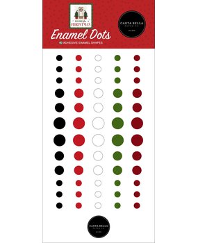 Carta Bella Home For Christmas Enamel Dots (CBHFC139028) (OUTLET)