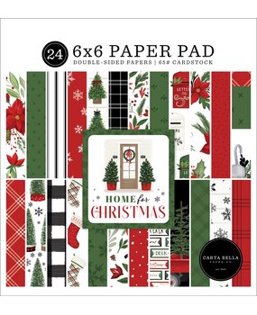 Carta Bella Home For Christmas 6x6 Inch Paper Pad (CBHFC139023) (OUTLET)