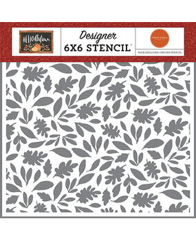 Carta Bella Harvest Leaves 6x6 Inch Stencil (CBHEA122033) (OUTLET)