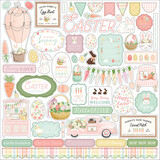 Carta Bella Here Comes Easter 12x12 Inch Element Sticker (CBHCE351014) (OUTLET)