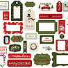 Carta Bella Hello Christmas Frames & Tags (CBHC124025) (OUTLET)