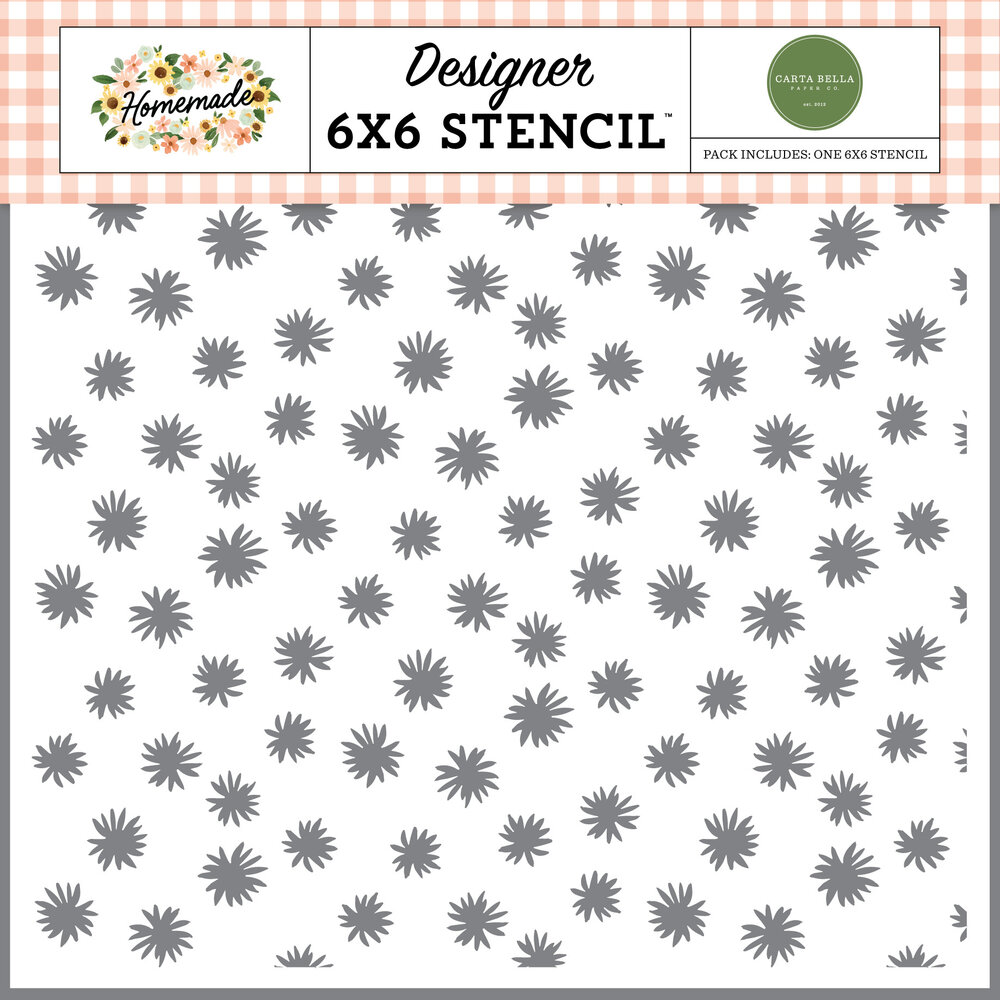 Carta Bella Dreamy Daisy Stencil (CBH158034) (OUTLET)