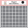 Carta Bella Hello There Grid 6x6 Inch Stencil (CBGA130035) (OUTLET)