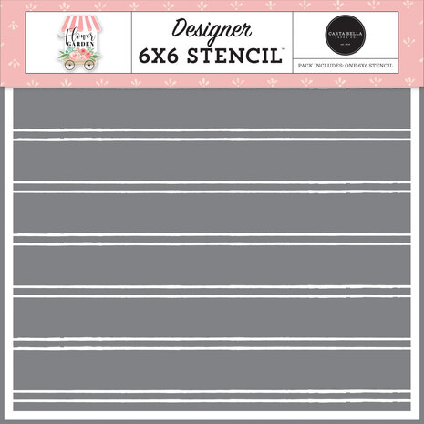 Carta Bella Distressed Shiplap 6x6 Inch Stencil (CBGA130033) (OUTLET)