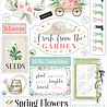 Carta Bella Flower Garden Chipboard Phrases (CBGA130022) (OUTLET)