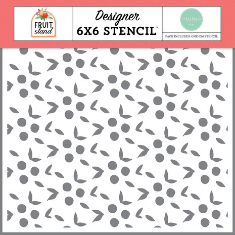 Carta Bella Berries And Leaves Stencil (CBFST379034) (OUTLET) Carta Bella Berries And Leaves Stencil (CBFST379034) (OUTLET)