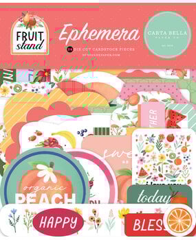 Carta Bella Fruit Stand Ephemera (CBFST379024) (OUTLET)