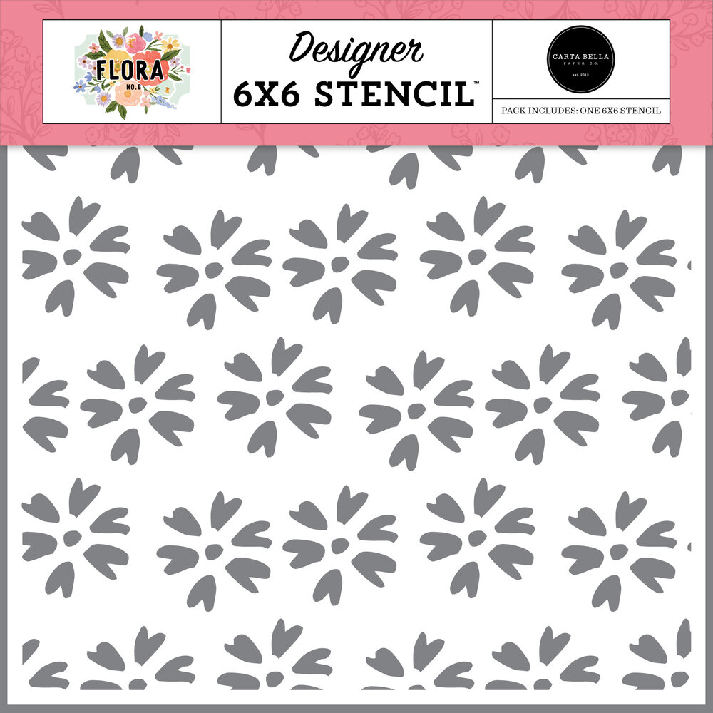 Carta Bella Prettiest Picks Stencil (CBFRN316034) (OUTLET)