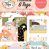 Carta Bella Flora No.5 Frames & Tags (CBFLON152025) (OUTLET)