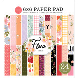 Carta Bella Flora No.5 6x6 Inch Paper Pad (CBFLON152023) (OUTLET)