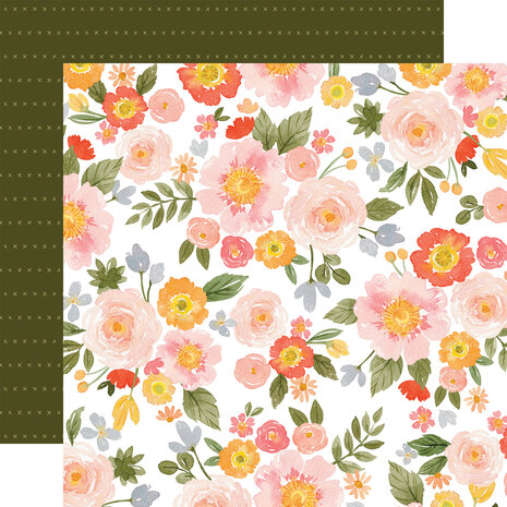 Carta Bella Flora No.5 6x6 Inch Paper Pad (CBFLON152023) (OUTLET)
